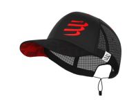 COMPRESSPORT RACING TRUCKER CAP BLACK ET RED Casquette running