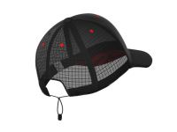 COMPRESSPORT RACING TRUCKER CAP BLACK ET RED Casquette running pas cher