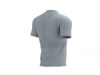 COMPRESSPORT TRAIL HALF ZIPPED SS TOP ALLOY Tee shirt de running pas cher