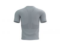 COMPRESSPORT TRAIL HALF ZIPPED SS TOP ALLOY Tee shirt de running pas cher