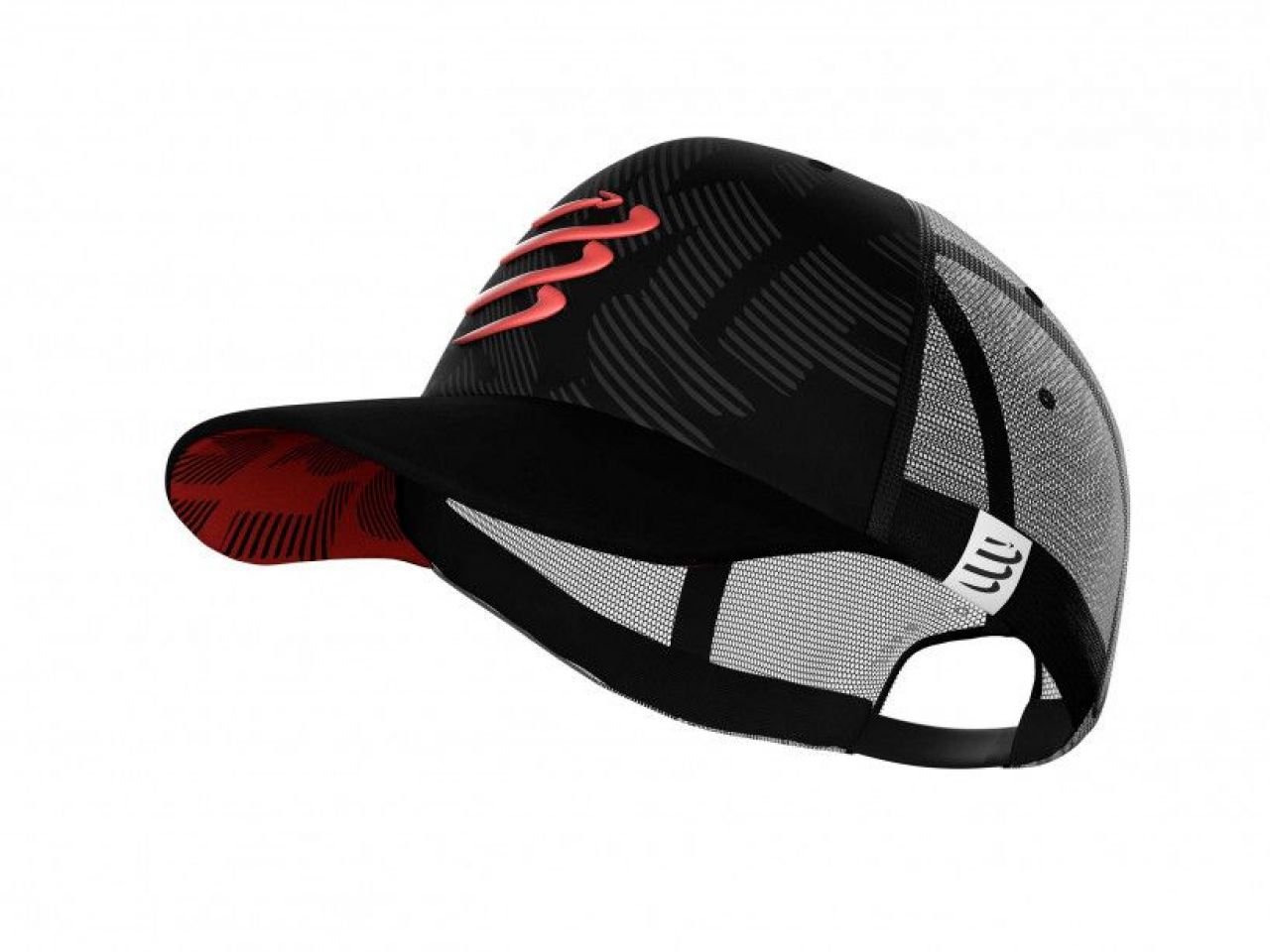 COMPRESSPORT TRUCKER CAP BLACK Casquette running
