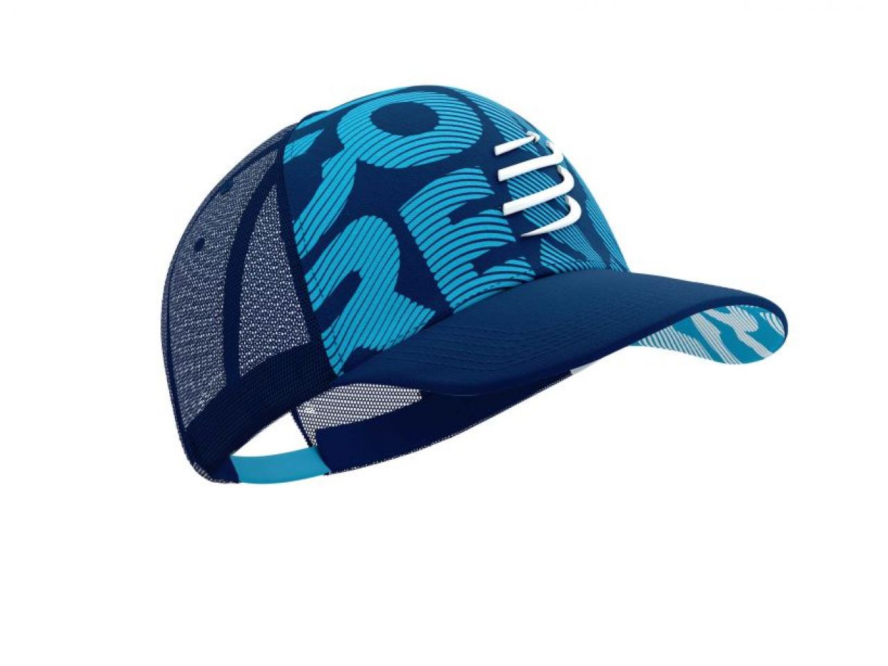 COMPRESSPORT TRUCKER CAP ESTATE BLUE Casquette running