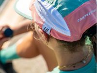 COMPRESSPORT 5 PANEL LIGHT CAP PAPAYA PUNCH Casquette running pas cher