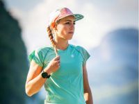 COMPRESSPORT 5 PANEL LIGHT CAP PAPAYA PUNCH Casquette running pas cher