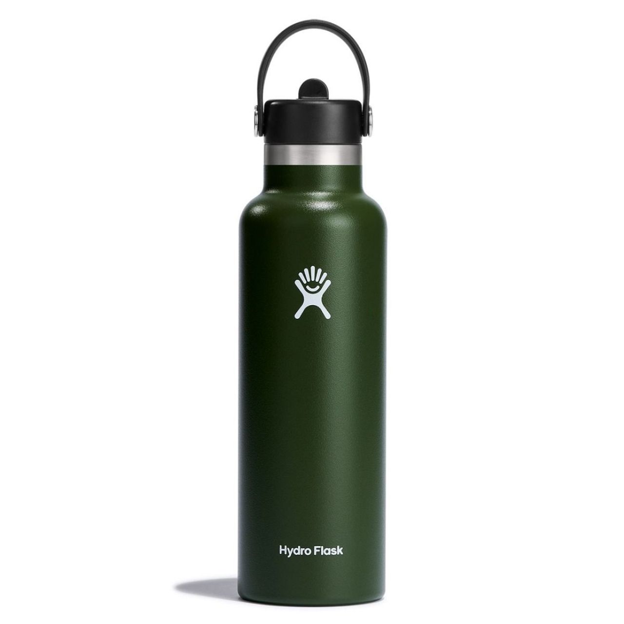 HYDROFLASK 21 OZ STANDARD FLEX STRAW CAP OLIVE  Bouteilles isotherme