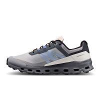 ON RUNNING CLOUDVISTA WOMEN ALLOY ET BLACK  Chaussures de trail pas cher