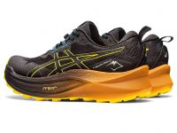 ASICS TRABUCO MAX 2 BLACK ET GOLDEN YELLOW  Chaussures de trail pas cher