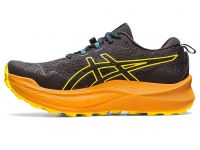 ASICS TRABUCO MAX 2 BLACK ET GOLDEN YELLOW  Chaussures de trail pas cher