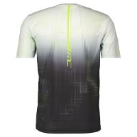 SCOTT TEE SHIRT RC RUN BLANC ET JAUNE Tee shirt running pas cher