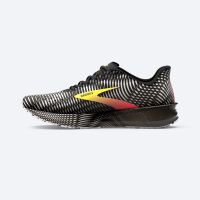 BROOKS HYPERION TEMPO BLACK , PINK ET YELLOW  Chaussures de running pas cher