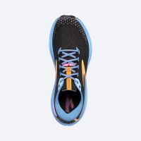 BROOKS DIVIDE 3 BLACK BLUE ET YELLOW  Chaussures de trail pas cher