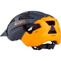 CAIRN PRISM XTR II  MAT BLACK ET NEON ORANGE Casque vélo pas cher