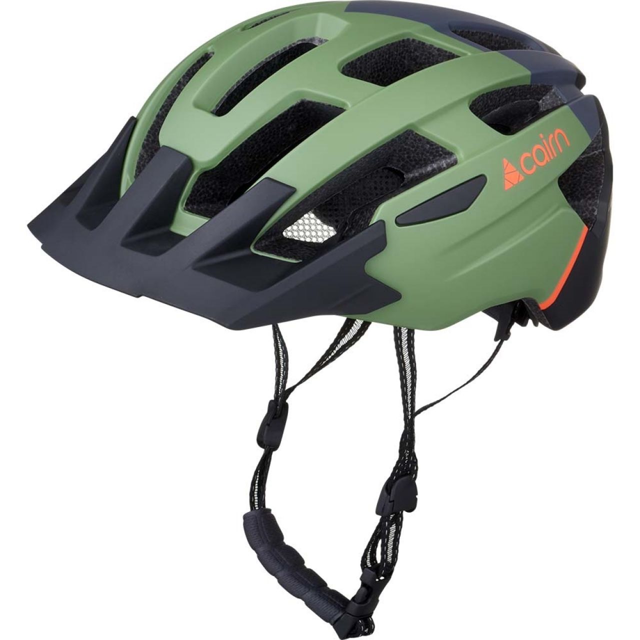 CAIRN PRISM XTR II  MAT GREEN CLAY BLACK Casque vélo
