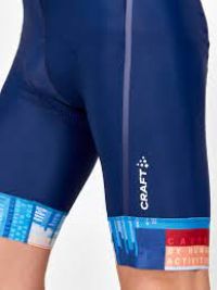 CRAFT ADV ENDURANCE BIB SHORT BLAZE MULTI Cuissard Cyclisme pas cher