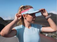 COMPRESSPORT VISOR ULTRALIGHT ICED AQUA  Visière running pas cher