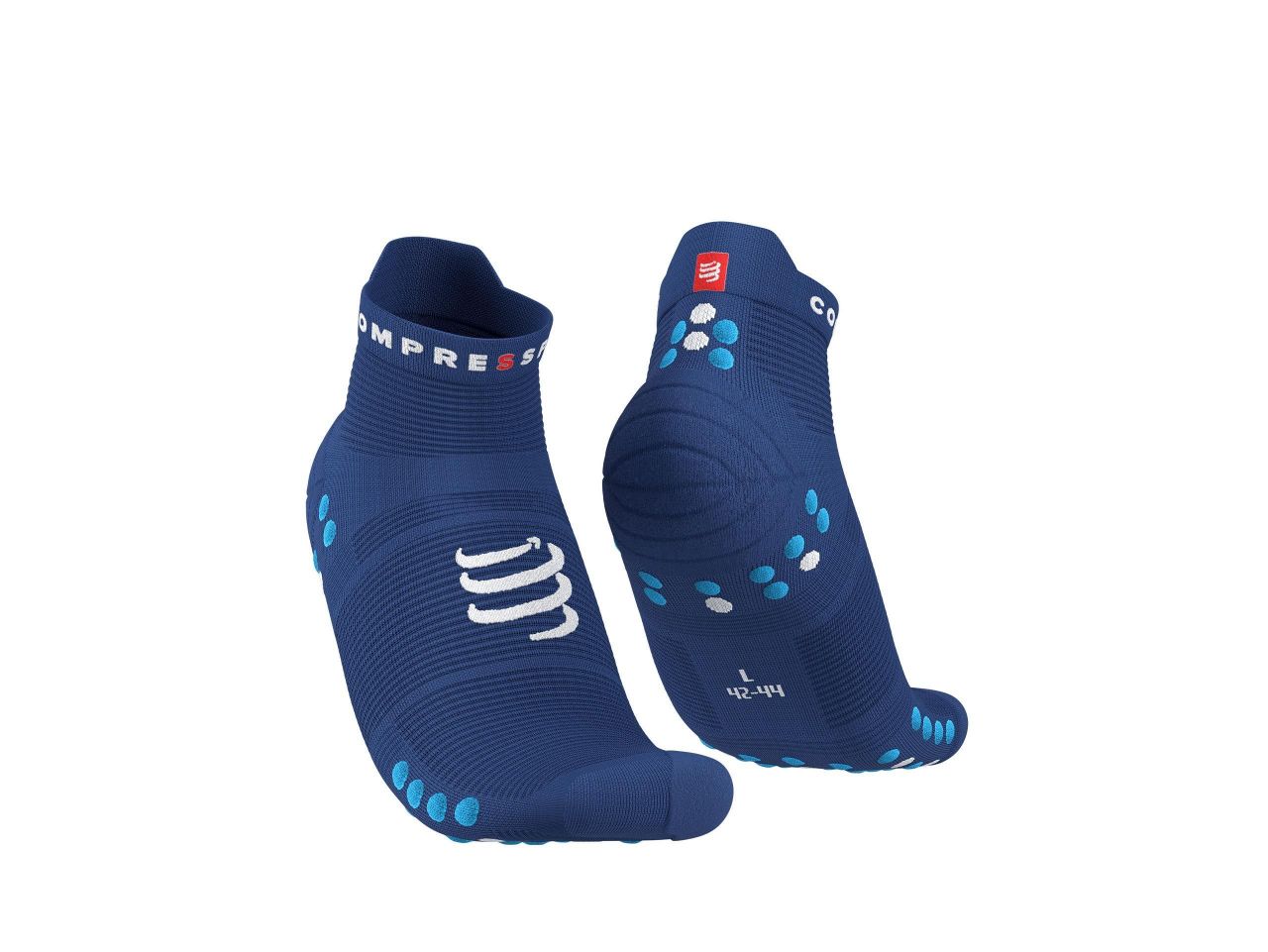 COMPRESSPORT PRO RACING SOCKS V4.0 RUN LOW SODALITE Chaussettes running