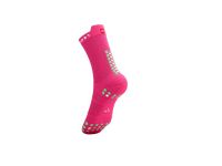 COMPRESSPORT PRO RACING SOCKS V4.0 RUN HIGH HOT PINK Chaussettes running pas cher