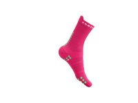 COMPRESSPORT PRO RACING SOCKS V4.0 RUN HIGH HOT PINK Chaussettes running pas cher