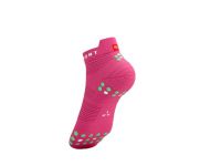 COMPRESSPORT PRO RACING SOCKS V4.0 RUN HOT PINK Chaussettes running pas cher