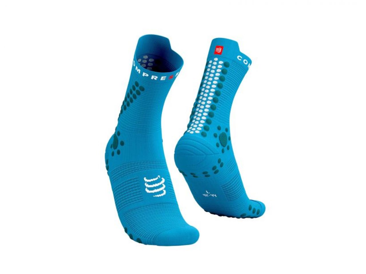 COMPRESSPORT PRO RACING SOCKS V4.0 TRAIL HAWAIIAN OCEAN Chaussettes running