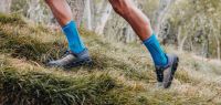 COMPRESSPORT PRO RACING SOCKS V4.0 TRAIL HAWAIIAN OCEAN Chaussettes running pas cher