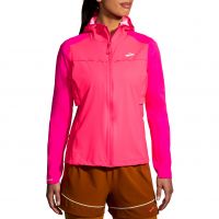 BROOKS HIGH POINT WATERPROOF JACKET HYPER PINK ET FUCHSIA  Veste  etanche pas cher