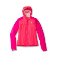 BROOKS HIGH POINT WATERPROOF JACKET HYPER PINK ET FUCHSIA  Veste  etanche pas cher