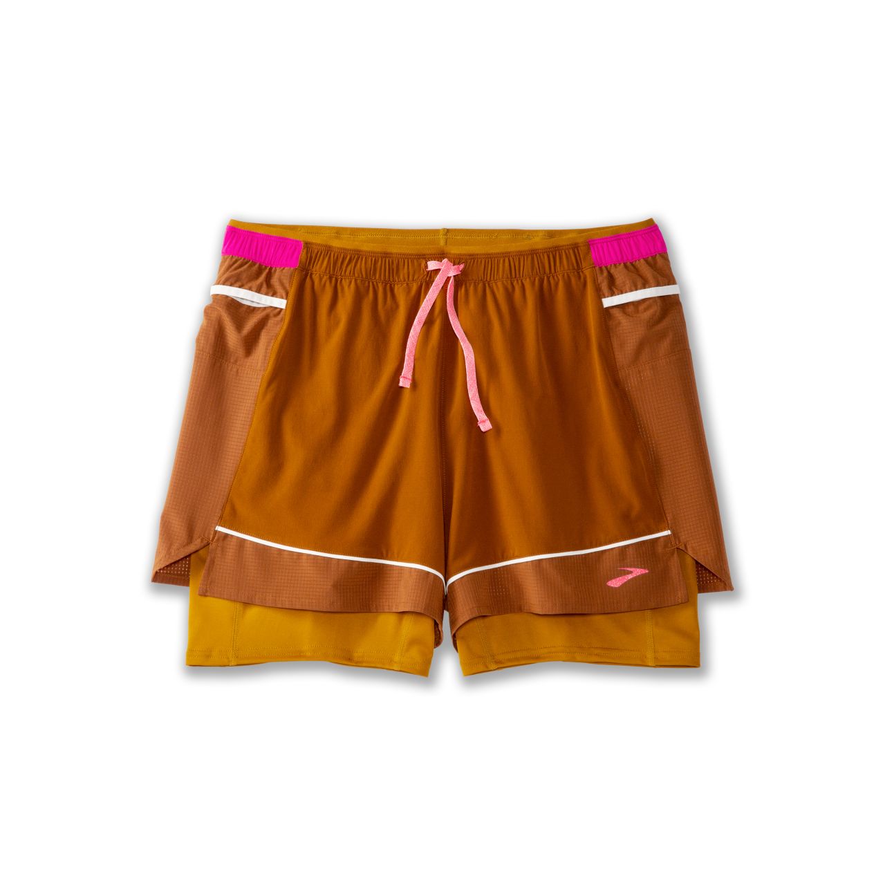 BROOKS SHORT HIGH POINT 7 POUCES 2 EN 1 HAZELWOOD Short trail brooks