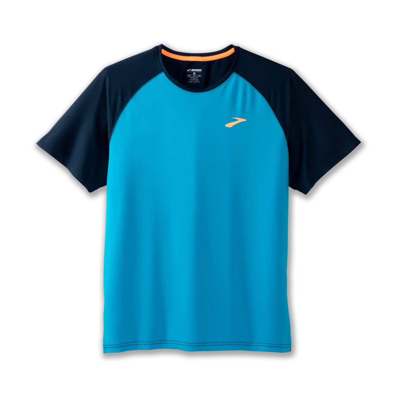 BROOKS ATMOSPHERE SHORT SLEEVE 2.0 HYPER BLUE  Tee shirt running