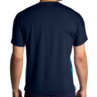 BROOKS ATMOSPHERE SHORT SLEEVE 2.0 HYPER BLUE  Tee shirt running pas cher