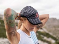COMPRESSPORT PRO RACING CAP BLACK Casquette running pas cher