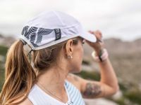 COMPRESSPORT PRO RACING CAP WHITE Casquette running pas cher