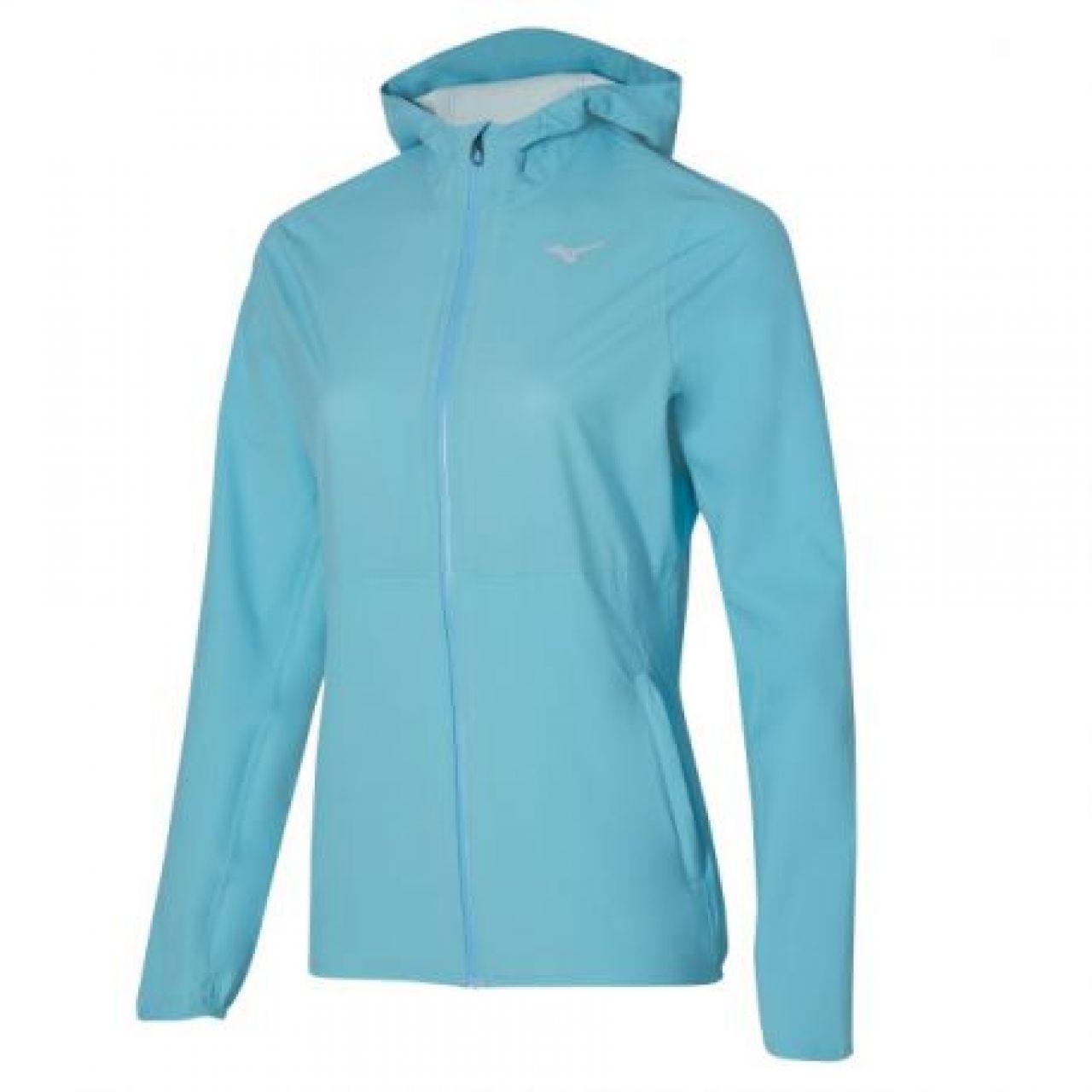 MIZUNO WATERPROOF 20K JACKET MAUI BLUE Veste running etanche pour femme