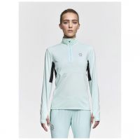 DAEHLIE LONG SLEEVE RUN WMN IDED AQUA Maillot ML running pas cher