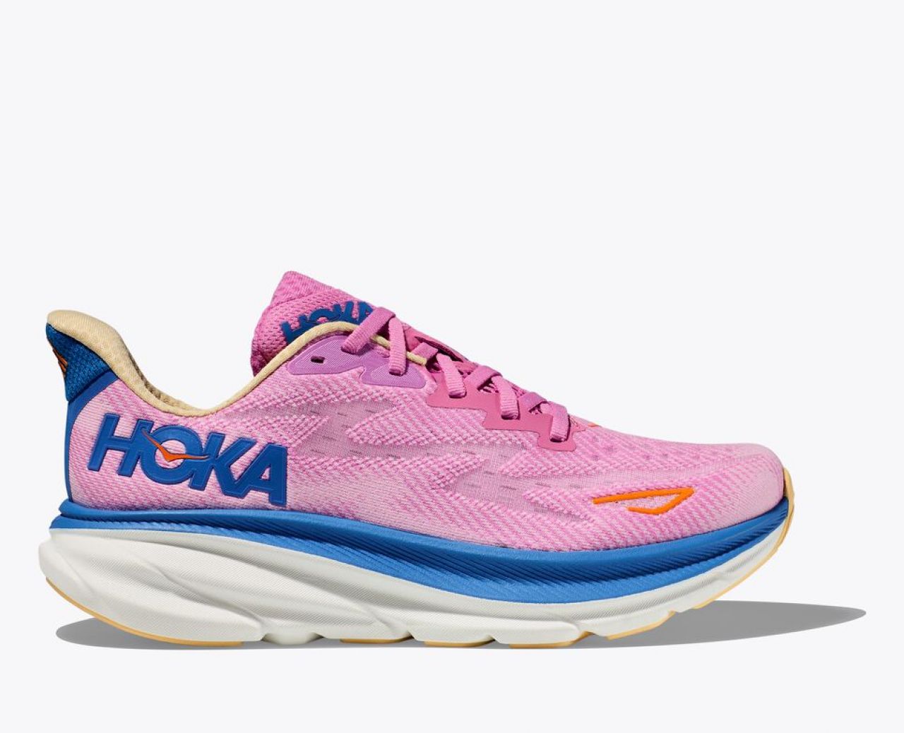 HOKA CLIFTON 9 CYCLAMEN ET SWEET LILAC Chaussures de running