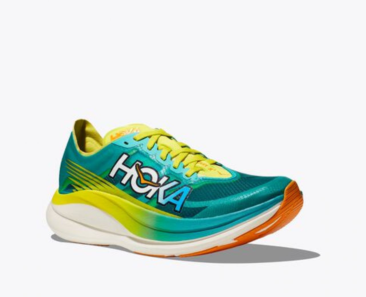 HOKA  ROCKET X 2 CERAMIC ET EVENING PRIMROSE Chaussures de running