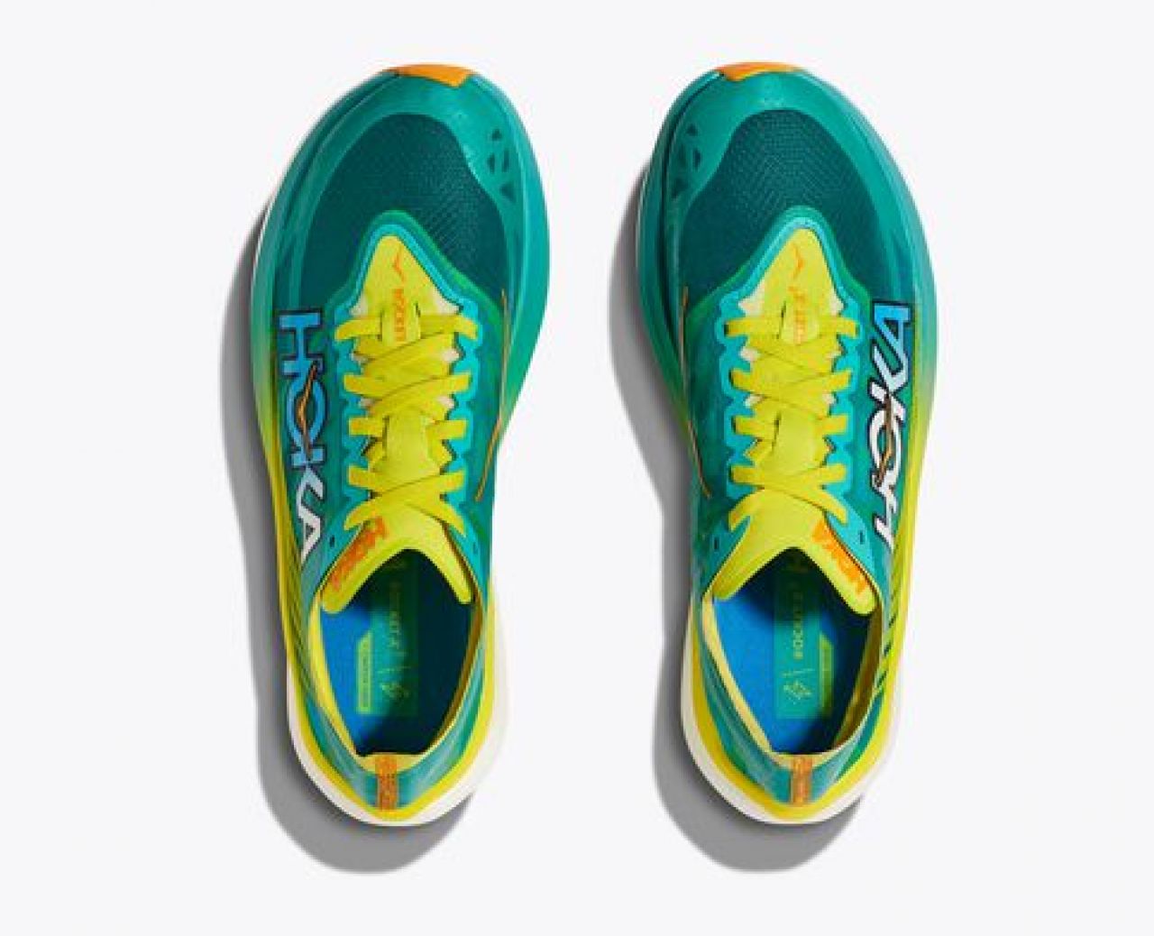 HOKA ROCKET X 2 CERAMIC ET EVENING PRIMROSE Chaussures de running