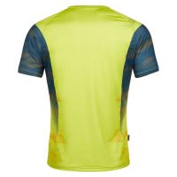 LA SPORTIVA PACER TEE SHIRT LIME PUNCH ET STORM BLUE Tee shirt running homme pas cher