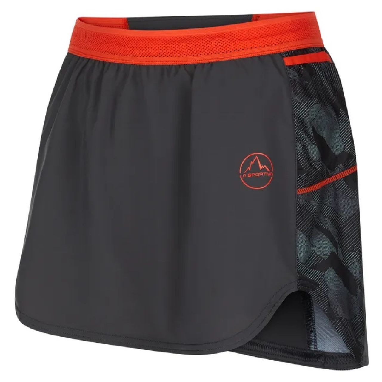 LA SPORTIVA AUSTER SKIRT CARBON ET CHERRY TOMATO femme