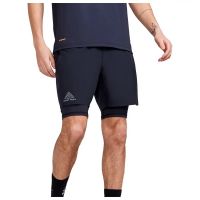 CRAFT PRO TRAIL 2 IN 1 SHORT NOIR Short Running pas cher