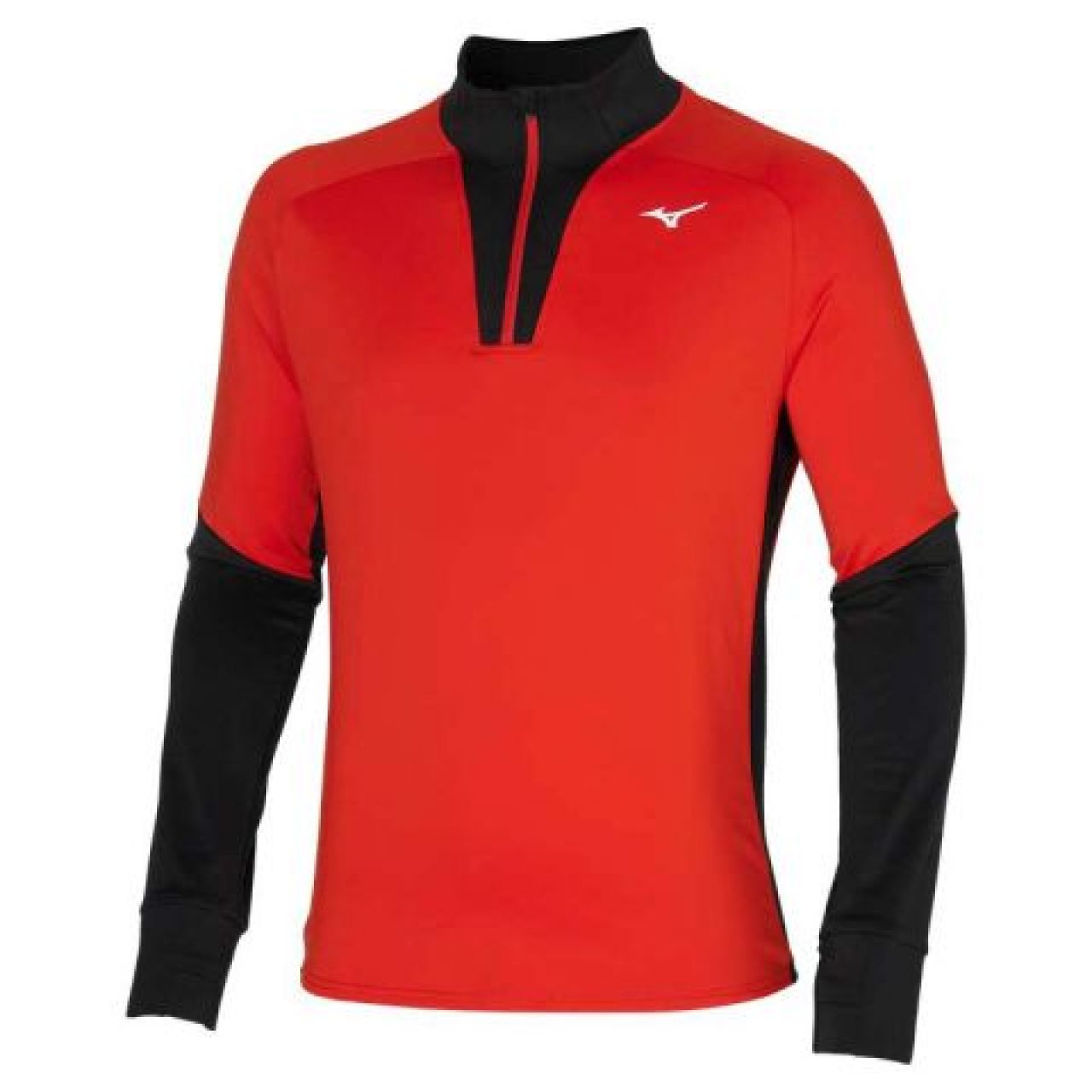 MIZUNO ACTVE WARMALITE HZ SHIRT ROUGE Seconde couche chaude