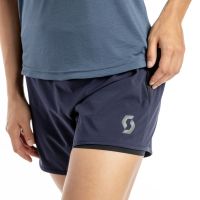 SCOTT SHORT HYBRID ENDURANCE TECHDARK BLUE Short de running pas cher