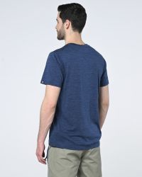 BULA  MERINO WOOL TEE DENIM Tee shirt en merinos pas cher