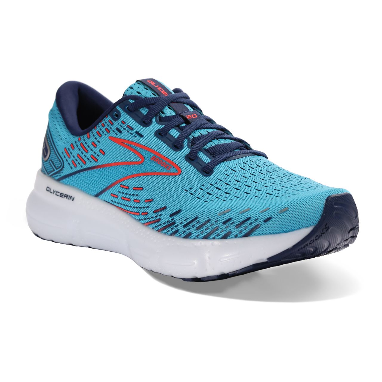 BROOKS GLYCERIN 20 BLUE ET NAVY  Chaussures de running