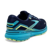 BROOKS GHOST 15 NAVY ET BLUE GREEN Chaussures de running pas cher