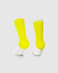 ASSOS GT SOCKS C2 OPTIC YELLOW Soquettes vélo Assos pas cher