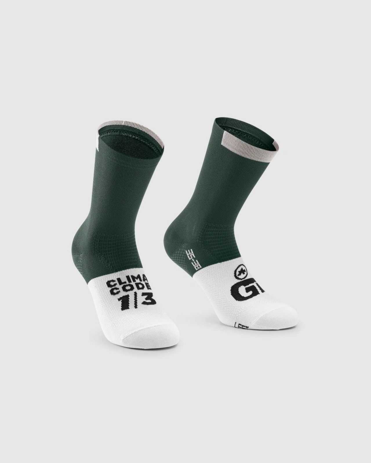 ASSOS GT SOCKS C2 GRENADE GREEN Soquettes vélo Assos