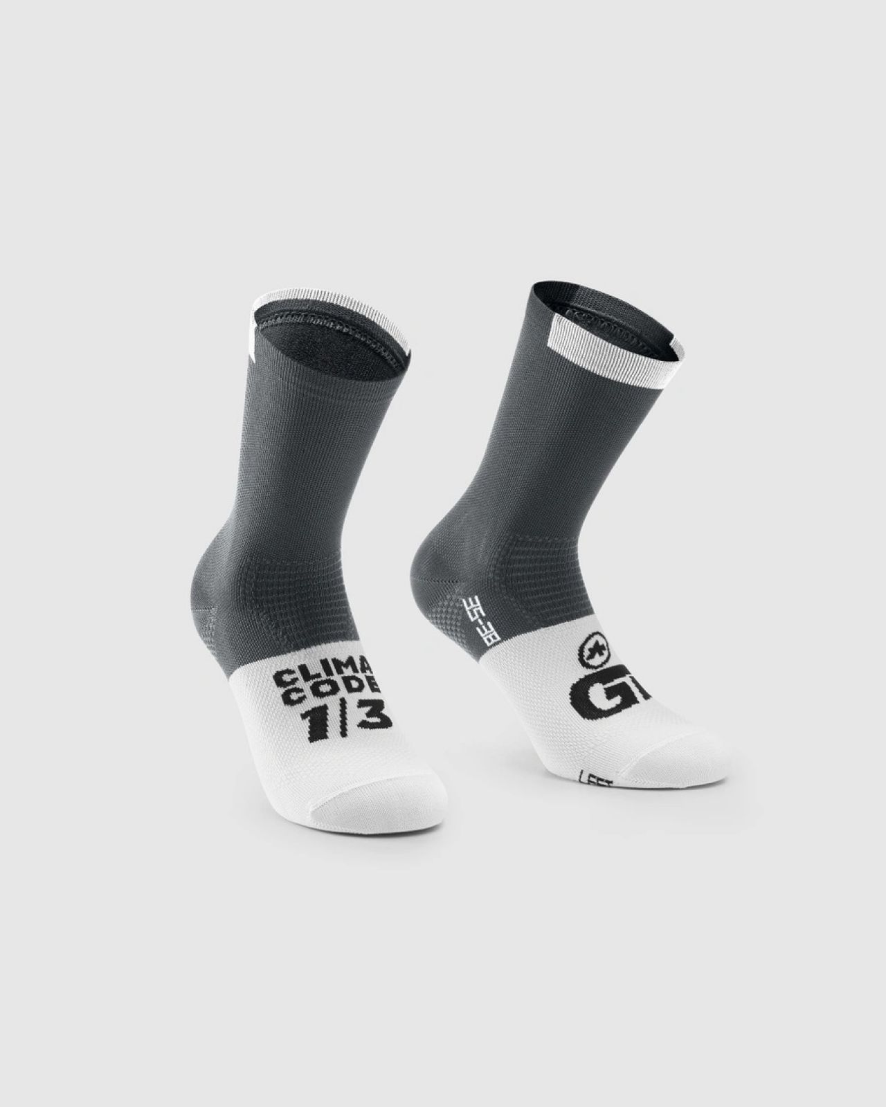 ASSOS GT SOCKS C2 TORPEDO GREY Soquettes vélo Assos