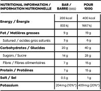 NAAK BARRE ULTRA ENERGY CHOCOLAT ET BEURRE D ARACHIDE  Barre énergetique pas cher