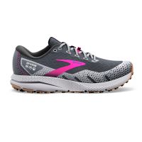 BROOKS DIVIDE 3 GREY ET PINK Chaussures de trail pas cher